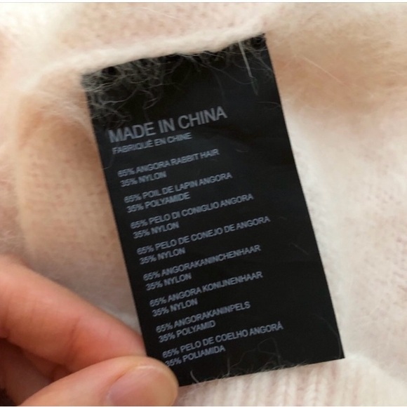 Club Monaco Angora pink Sweater - Picture 4 of 4